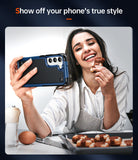 LeYi for Samsung Galaxy S22 5G Case with Screen Protector, Dual Layer Shockproof Protective Hard PC Back & Soft Bumper Resilient Shock Absorb Case for Samsung S22