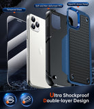 LeYi for iPhone 11 Pro Case with Screen Protector, Dual Layer Protective Hard PC Back & Soft Bumper Resilient Shock Absorb Case Cover for iPhone 11 Pro Phone