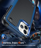 LeYi for iPhone 11 Pro Case with Screen Protector, Dual Layer Protective Hard PC Back & Soft Bumper Resilient Shock Absorb Case Cover for iPhone 11 Pro Phone