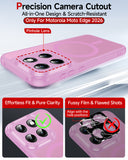 LeYi for Moto Edge 2026 Case: Compatible with Mag-Safe, Military-Grade Matte Translucent Soft-Touch Skin Funda para moto edge 2026