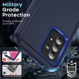 LeYi for Samsung-Galaxy-A53-5G with Screen Protector X1, Samsung Galaxy A53 5G Case 3 in 1 Rugged Shockproof Android Cover Funda SamA53 5G