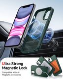 LeYi for iPhone-11 Case: with Magnetic Ring Stand for MagSafe