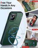 LeYi for iPhone-11 Case: with Magnetic Ring Stand for MagSafe