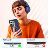 LeYi for Honor X6b 4G Case with Glass Screen Protector, Shockproof Heavy Duty Protective Slim Fit Honor X6b 4G Cell Phone Case Cover with Rotatable Ring Holder Magnetic Kickstand for Women
