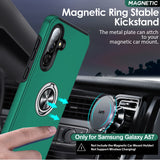 LeYi for Samsung Galaxy A57 5G Case with Glass Screen Protector and Lens Protector, Shockproof Heavy Duty Protective Slim Fit Samsung Galaxy A57 5G Cell Phone Case Cover with Rotatable Ring Holder Magnetic Kickstand for Women