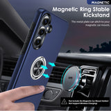 LeYi for Samsung Galaxy S26 Plus Case with Glass Screen Protector and Lens Protector, Shockproof Heavy Duty Protective Slim Fit Samsung Galaxy S26 Plus Cell Phone Case Cover with Rotatable Ring Holder Magnetic Kickstand for Women