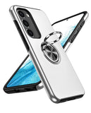 LeYi for Samsung Galaxy S23 Plus Case, Shockproof Heavy Duty Protective Slim Fit Samsung Galaxy S23 Plus Cell Phone Case Cover with Rotatable Ring Holder Magnetic Kickstand for Women