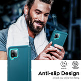 LeYi for Samsung-Galaxy-A42-5G Case with Screen Protector X1, SAM A42 5G Case 3 in 1 Rugged Shockproof Android Cover Funda A42 5G