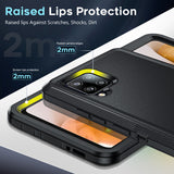 LeYi for Samsung-Galaxy-A42-5G Case with Screen Protector X1, SAM A42 5G Case 3 in 1 Rugged Shockproof Android Cover Funda A42 5G