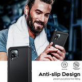 LeYi for Samsung-Galaxy-A42-5G Case with Screen Protector X1, SAM A42 5G Case 3 in 1 Rugged Shockproof Android Cover Funda A42 5G