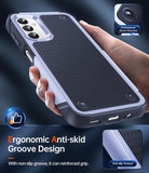 LeYi for Sansung Galaxy A14 4G/5G Phone Case, Phone Case Glalxy A14 with Screen Protector for Women, Dual Layer Protective Hard PC Back & Soft Bumper Resilient Shock Absorb Cover