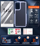 LeYi for Sansung Galaxy A13 5G Phone Case, Phone Case Glalxy A13 5G with Screen Protector for Women, Dual Layer Protective Hard PC Back & Soft Bumper Resilient Shock Absorb Cover
