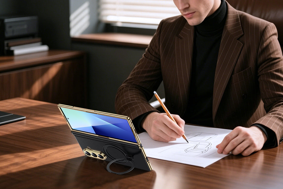 Galaxy Z Fold 7 Leather Case: The Ultimate All-In-One Protection