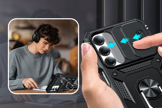 Maximize Your Samsung Galaxy A37 5G: The Ultimate 360° Protective Case with Magnetic Stand & Camera Cover