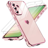 LeYi for Samsung Galaxy A56 5G Case: with Tempered Glass Screen Protector [2 Pcs]+ Full Camera Lens Protection