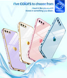 LeYi for iPhone 8 Plus/ 7 Plus Case: with Tempered Glass Screen Protector [2 Pcs]+ Full Camera Lens Protection