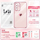 LeYi for Samsung Galaxy A56 5G Case: with Tempered Glass Screen Protector [2 Pcs]+ Full Camera Lens Protection