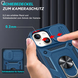 LeYi for iPhone 14 Plus Phone Case: iPhone 14 Plus Case with 2 Tempered Glass Screen Protector, Slide Camera Cover, Ring Stand Holder, Heavy Duty Shockproof para i Phone 14 Plus Cover for Women Girl