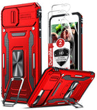 LeYi Compatible for iphone 6/7/8 Plus Phone Case: iphone 6/7/8 Plus Case with Screen Protector 2 PCS, Heavy Duty Protection para 6/7/8 Plus Case