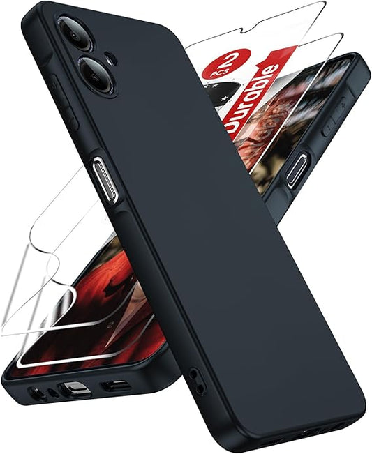 LeYi for Samsung Galaxy A06 Case, Galaxy A06 with Soft Liquid Silicone Shockproof, Slim & Anti-Scratch Phone Case for Samsung A06