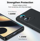 LeYi for Motorola Edge 2024 Cases, Moto Edge 2024 Cover with Tempered Glass Screen Protectors, Soft Silicone Ultra Slim Shockproof Cover with Anti-Scratch Microfiber Lining Edge 2024 Case