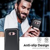 LeYi for Samsung-Galaxy-S8 Case, Samsung Galaxy S8 Case 3 in 1 Rugged Shockproof Android Cover Funda S8