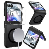 LeYi for Motorola-Razr-2025-Case: Motorola Razr 2024 Case [Compatible with MagSafe] with Fast Magnetic Integrated Structure Funda para Moto Razr 2025/2024
