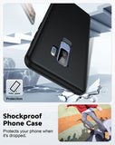 LeYi for Galaxy S9 Plus Cases, Samsung Galaxy S9 Plus Phone Cover with Tempered Glass Screen Protectors, Soft Silicone Ultra Slim Shockproof Cover with Anti-Scratch Microfiber Lining S9+ Case