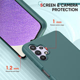 LeYi for Galaxy A32 5G Phone Cases, Samsung A32 Phone Cover with Tempered Glass Screen Protectors, Soft Silicone Ultra Slim Shockproof Cover with Anti-Scratch Microfiber Lining Galaxy A32 Case