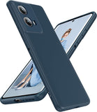 LeYi for Motorola Edge 2024 Cases, Moto Edge 2024 Cover with Tempered Glass Screen Protectors, Soft Silicone Ultra Slim Shockproof Cover with Anti-Scratch Microfiber Lining Edge 2024 Case