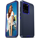 LeYi for SAM-S20-Ultra Case, SAM S20 Ultra Case 3 in 1 Rugged Shockproof Android Cover Funda S20Ultra