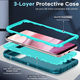 LeYi for Samsung-Galaxy-S8 Case, Samsung Galaxy S8 Case 3 in 1 Rugged Shockproof Android Cover Funda S8