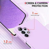 LeYi for Galaxy A32 5G Phone Cases, Samsung A32 Phone Cover with Tempered Glass Screen Protectors, Soft Silicone Ultra Slim Shockproof Cover with Anti-Scratch Microfiber Lining Galaxy A32 Case