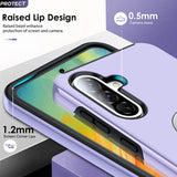 LeYi for Samsung Galaxy A36 5G Case with Glass Screen Protector and Lens Protector, Shockproof Heavy Duty Protective Slim Fit Samsung Galaxy A36 5G Cell Phone Case Cover with Rotatable Ring Holder Magnetic Kickstand for Women