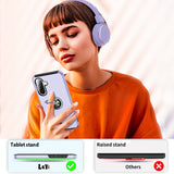 LeYi for Samsung Galaxy A36 5G Case with Glass Screen Protector and Lens Protector, Shockproof Heavy Duty Protective Slim Fit Samsung Galaxy A36 5G Cell Phone Case Cover with Rotatable Ring Holder Magnetic Kickstand for Women