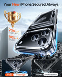 LeYi for iPhone-17-Pro Wallet Case: Card Holder Cover Funda para Military Grade Heavy Duty Protective Women Phone17 Pro case