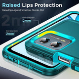 LeYi for Moto-G-5G-2023 Case with Screen Protector X2, Moto G 5G 2023 Case 3 in 1 Rugged Shockproof Android Cover Funda para Moto G2023