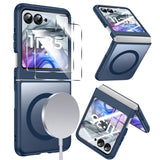 LeYi for Motorola-Razr-2025-Case: Motorola Razr 2024 Case [Compatible with MagSafe] with Fast Magnetic Integrated Structure Funda para Moto Razr 2025/2024