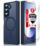 LeYi for Samsung-Galaxy-Z-Fold-6-Case: Galaxy Z Fold 6 Case [Compatible with MagSafe] with Fast Magnetic Integrated Structure Funda para Z Fold 6