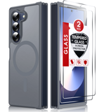 LeYi for Samsung-Galaxy-Z-Fold-6-Case: Galaxy Z Fold 6 Case [Compatible with MagSafe] with Fast Magnetic Integrated Structure Funda para Z Fold 6
