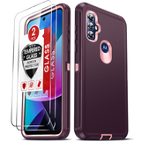 LeYi for Moto-G-Play-2023 Case with Screen Protector X2, Moto G Play 2023 Case 3 in 1 Rugged Shockproof Android Cover Funda para G Play2023