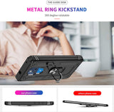 LeYi for Motorola Moto G Play 2021 Case, Motorola G Play 2021 Phone Case with Glass Screen Protector Replacement, Military-Grade Shockproof Magnetic Ring Stand Cell Android Case Cover