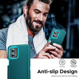 LeYi for Moto-G-5G-2023 Case with Screen Protector X2, Moto G 5G 2023 Case 3 in 1 Rugged Shockproof Android Cover Funda para Moto G2023
