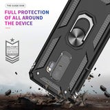 LeYi for Samsung Galaxy S9 Phone Case, Samsung S9 Phone Case with Screen Protector Replacement, Military-Grade Shockproof Magnetic Ring Stand Cell Android Case Cover