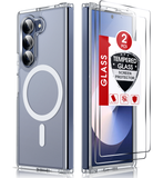 LeYi for Samsung-Galaxy-Z-Fold-6-Case: Galaxy Z Fold 6 Case [Compatible with MagSafe] with Fast Magnetic Integrated Structure Funda para Z Fold 6