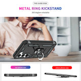 LeYi for Samsung Galaxy S23 Phone Case, Samsung S23 Phone Case with Glass Screen Protector Replacement, Military-Grade Shockproof Magnetic Ring Stand Cell Android Case Cover