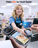 LeYi for iPhone-17-Pro Wallet Case: Card Holder Cover Funda para Military Grade Heavy Duty Protective Women Phone17 Pro case