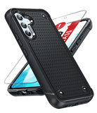 LeYi for Galaxy A54-5G Phone Case, with Screen Protector for Women, Dual Layer Protective Hard PC Back & Soft Bumper Resilient Shock Absorb Case for Samsung A54 Case