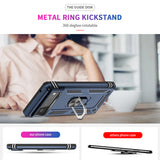 LeYi for Google Pixel 6 Phone Case, Military-Grade Shockproof Magnetic Ring Stand Cell Android Case Cover