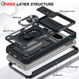 LeYi for Google Pixel 8 Phone Case: Google Pixel 8 Case with Screen Protector X 1, Slide Camera Cover with Magnetic Stand, Heavy Duty Shockproof para Pixel 8 Case for Women Girl